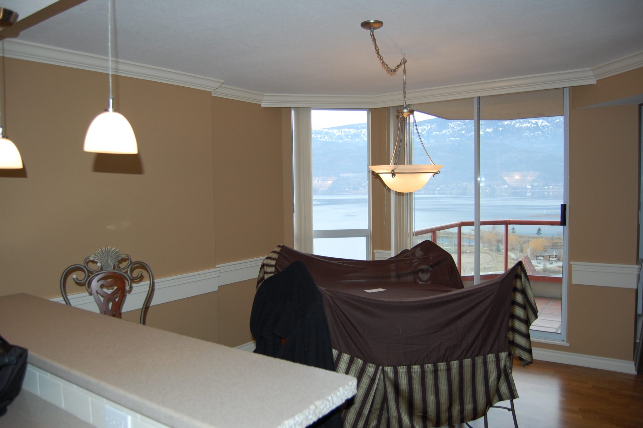 Dining area before... | Creative Touch Kelowna Interior Design