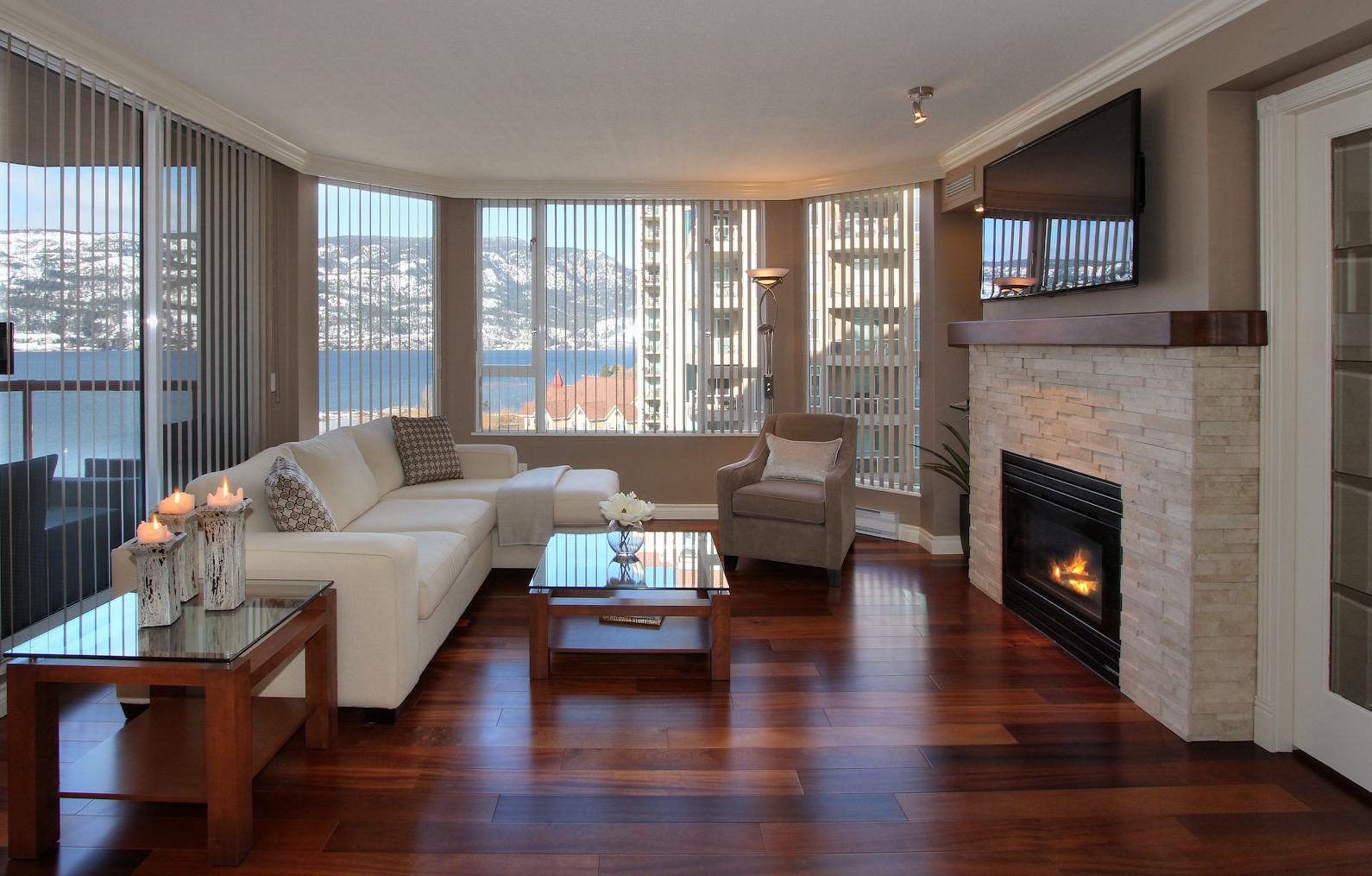 Waterfront Penthouse Interior Redesign | Creative Touch Interiors Inc.