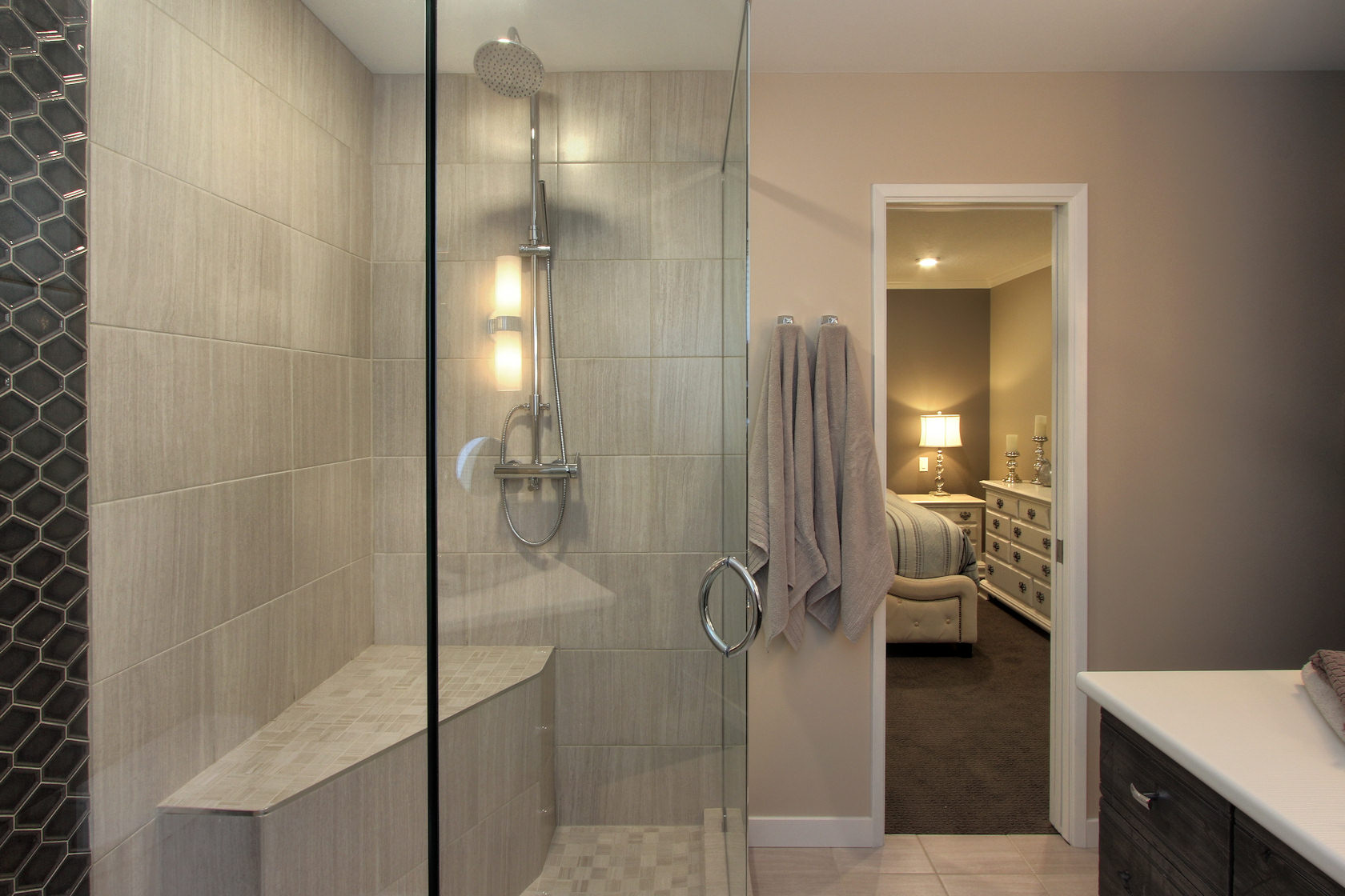 Interior Design Kelowna - Custome bathroom design by Creative Touch Interiors