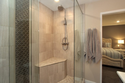 Interior Design Kelowna - Creative Touch - Ensuite bathroom custom shower design