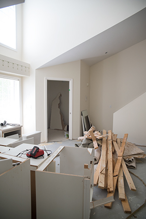 Renovation in Progress: Living Room